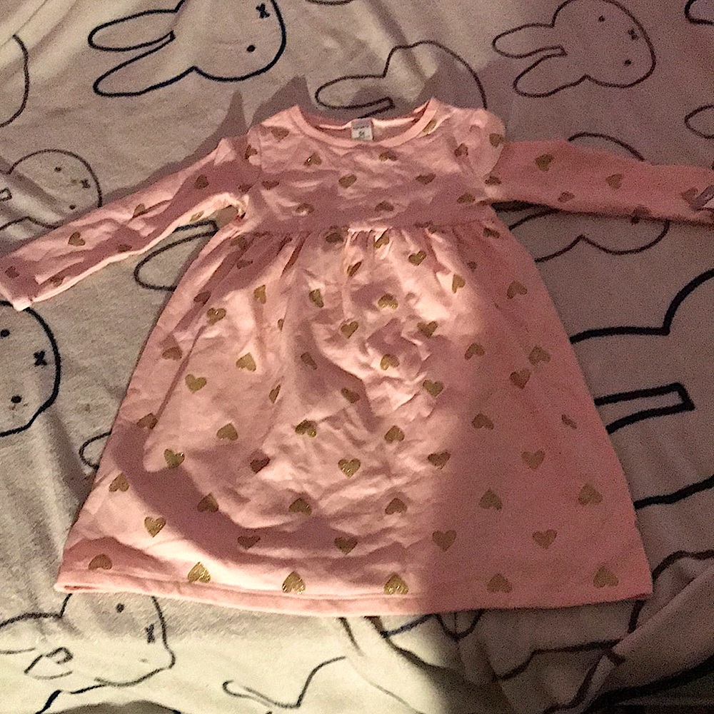 Pink dress with gold shimmer Hearst’s